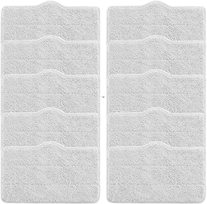 MopCompatible for Deerma DEM ZQ100 ZQ600 ZQ610 Handhold Steam Vacuum Cleaner Mop Cloth Rag Replacement Accessories(10Pcs mops)