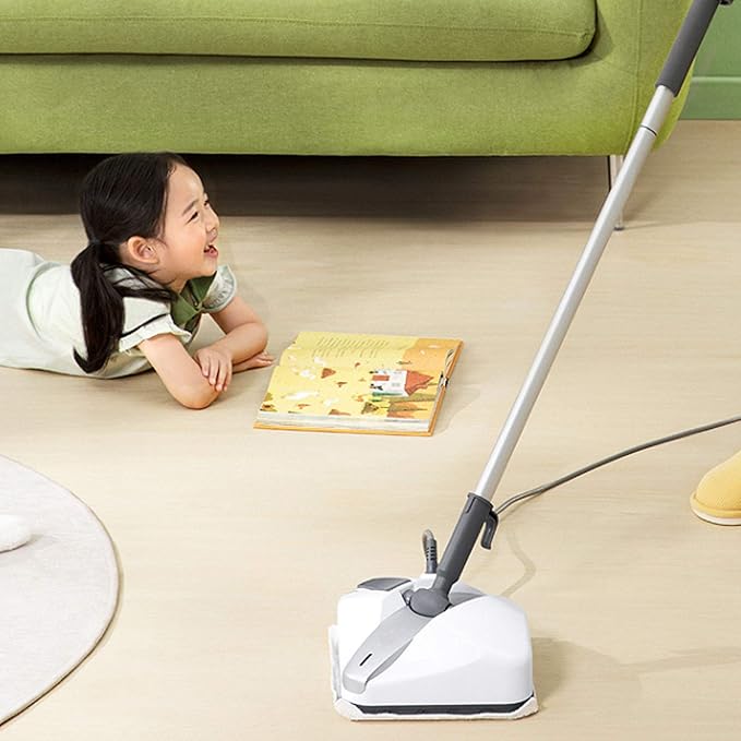 Household Steam Mop Handheld Cleaner Vertical Multi-Purpose Carpet Floor Cleaner Hard Floor And Area Carpet Carpet Rack White