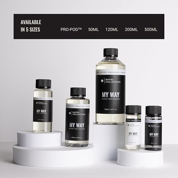 Hotel Collection Diffuser Oil - Black Velvet - Aromatherapy Essential Fragrance Oil - Blonde Woods Rose and Black Fig - 500ML 16.9 Fl oz