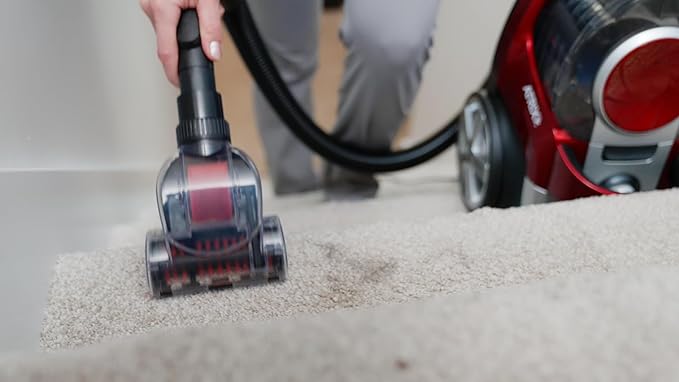 Atrix Vortex Red Bagless HEPA Canister Vacuum