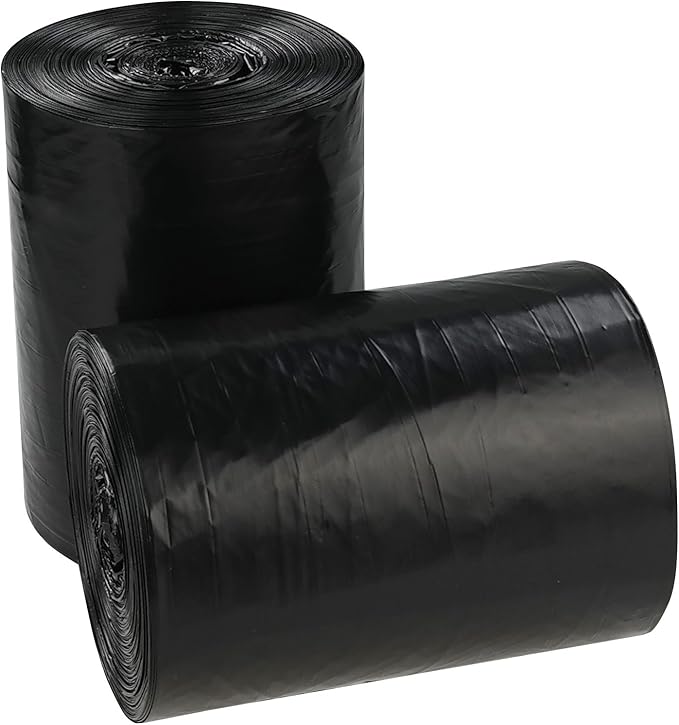 180 Counts Kitchen Garbage Bag 13 Gallon Tall Kitchen Trash Bags Black
