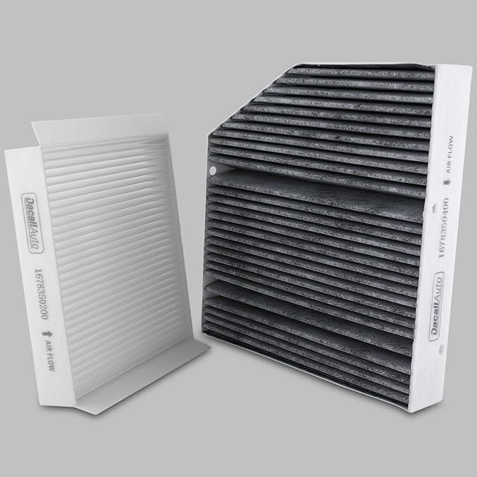 Engine &amp Cabin Air Filter Set for Mercedes 2.0L: GLE350 3.0L: GLE450/ GLE53 AMG/ GLS450 4.0L: GLE580/ GLE63 AMG S/ GLS580/ GLS63 AMG/Maybach GLS600. (2020-2025) Replace 1678350400 CU19014