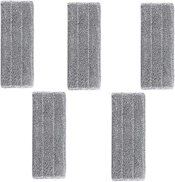 Flat Mop Hand Free Squeeze Cleaning Floor with Washable Pads Household Cleaner Tools(Only 5 Pads)