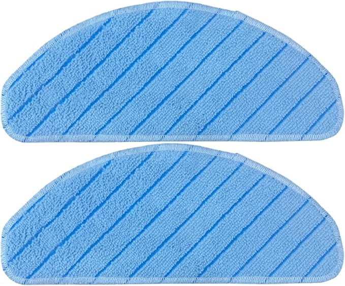 Washable Mop Cloth Pads Compatible for Ecovacs Deebot Ozmo T8 Max T9 Max T9 N8 N9 Robot Vacuum Cleaner Rags(2pcs)