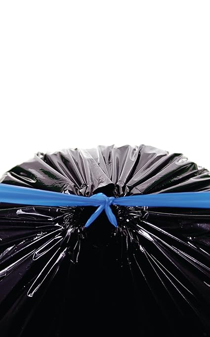Blue Collar 20-30 Gallon Can Liner by Heritage Bag Co. 12/20 30x34 1 Mil Black