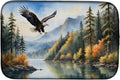 Caroline's Treasures Eagle in Flight Dish Drying Mat Absorbent Dish Drying Mat Pad for Kitchen Counter Dish Drainer Mat for Countertop 14 x 21 Multicolor