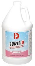 Big D 597 Sewer D Deodorant for Water Treatment and Sewage Disposal Plants Natural Fragrance 1 Gallon (Pack of 4) - Kills Odors Non-Flammable Non-Toxic Will not Change Properties of Water