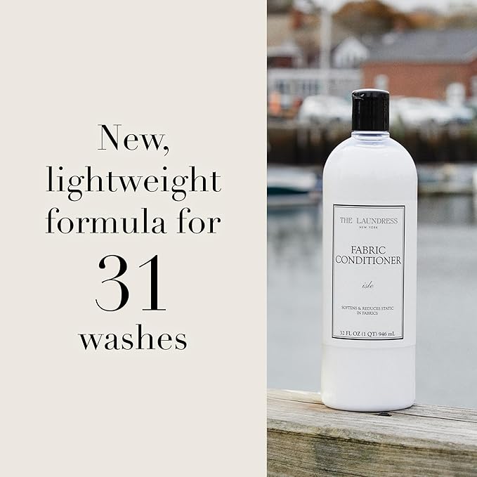 The Laundress Isle Fabric Conditioner Soften Fabrics Reduces Static Concentrated Fabric Softener Liquid Isle Scent 32 Fl Oz