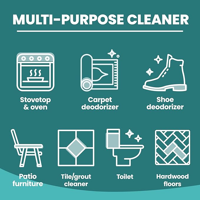 20 Mule Team All Natural Borax Detergent Booster &amp Multi-Purpose Household Cleaner 65 Ounce 4 Count