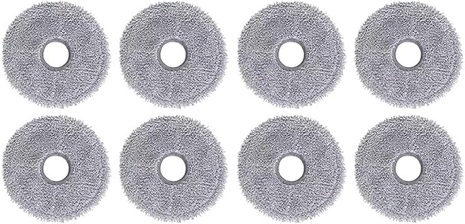 Compatible for Xiaomi X20 Max / D109GL / X20 Pro / D102GL / D102 Robot Vacuum Cleaner Spare Parts Mop Cloth Pad(8pcs)