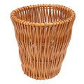 Luxshiny Rattan Woven Wastebasket Multi-Purpose Storage Bin for Bathroom Kitchen Office and Living Lightweight and Chic -Friendly Rubbish Can