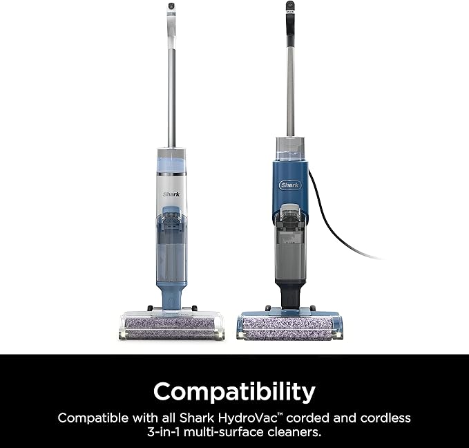 Shark HydroVac 2-Pack Antimicrobial Brushroll* for All Sealed Hard Floors and Area Rugs Replacement Brushrolls for All Hydrovac 3-in-1 Multi-Surface Cleaners Purple WDB2