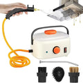 High Pressure Handheld Steam Cleaner 2500W Portable Steamer with 1.2L Capacity 4 Accessories 6 Adjustable Levels Ideal for Car Carpet Kitchen and Bathroom Use