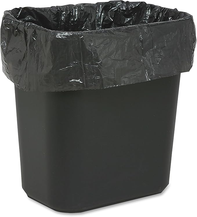 Genuine Joe GJO02147 2-Ply Low Density Can Liner 10 Gallon Capacity 23 Length x 24 Width x 0.60 mil Thickness Black/Brown (Case of 500)