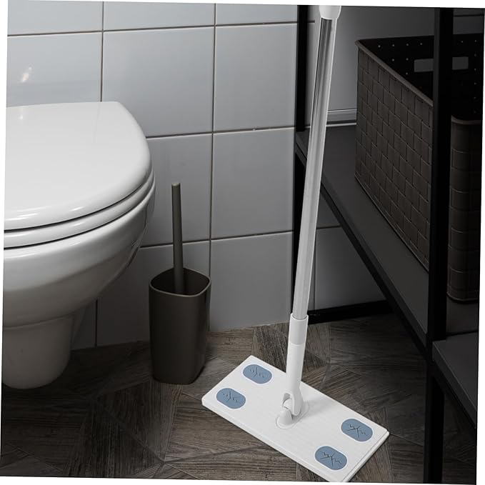FRCOLOR Detachable Flat Dust Mop Reusable Head – No Wash Household Cleaning Tool for Easy Floor Maintenance and Dust Removal