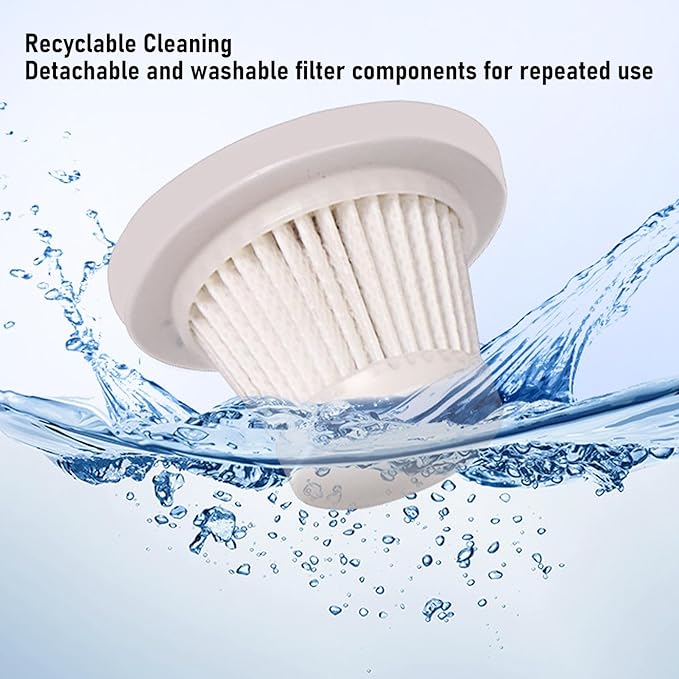 Sanpyl Cordless Vacuum Cleaner Rechargeable Handheld Stick Vacuum Support Rotation 180 Left and Right Tilt 90 up and Down Up to 25 Mins for Carpet Hard Floor Pet Hair