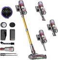 UNINELL HOME Cordless Vacuum Cleaner 48000Pa 550W 65Mins Vacuum Cleaners for Home LED Touch Display Anti-Tangle Stick Vacuum Self-Standing Vacuum Cordless Rechargeable for Pet Hair/Carpet