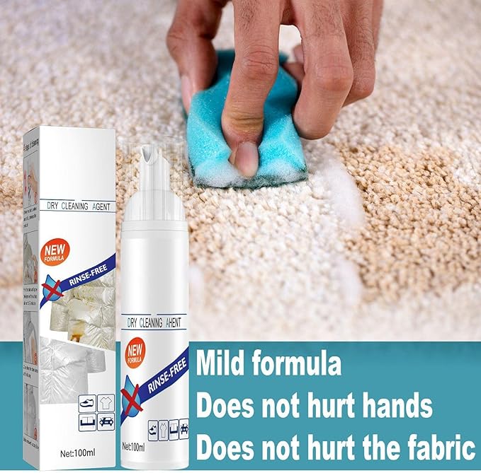 Mattress Stain Remover Extra Strong Stain Eraser Fabric Cleaner Removes Deep Sitting Stains - Dry Wash Spray All Purpose Washing-Up Liquid for Almost All Types of Fabrics