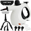 Handheld Multi-Surface Pressurized Steam Cleaner with 11 pcs Accessories 15.2oz Tank Multi-Purpose Steamer for Home Use Natural Steamer for Cleaning Tile Floor Bathroom Window Upholstery Grease
