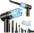 KMM Handheld Car Vacuum Cleaner 9000PA Vacuum Cleaner &amp Air Duster 120W High Power Vacuum Portable Cordless Hand Held Vacuum Rechargeable with Multi-Nozzles &amp LED Light for Home Car Offic