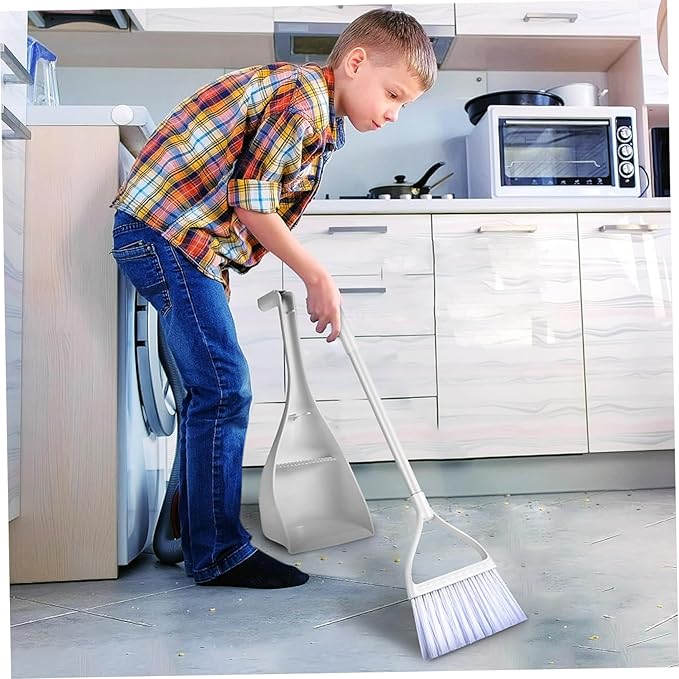 Zerodeko Mini Broom Dustpan Set Small Brush for Kitchen Apartment Cleaning Essentials
