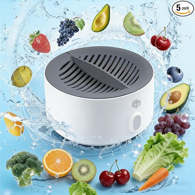 ERYNA Vegetable Cleaner Produce Cleaner Under 3 Minutes Extend Freshness Works on All Produce (6Pcs)