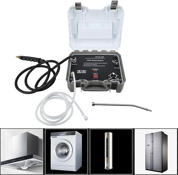 1500W Handheld Steam Cleaner High Pressure Steam Cleaner for Home Use Heavy Duty Portable Steam Cleaning Machine with Multiple Safety Features (US Plug 110V)