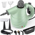 Handheld Steam Cleaner for Home High-Pressure Chemical-Free Steamer with 10 Accessories for Deep Cleaning and Less Scrubbing on Kitchen Grease Bathroom Tile Grout Floor and Couch(Green)