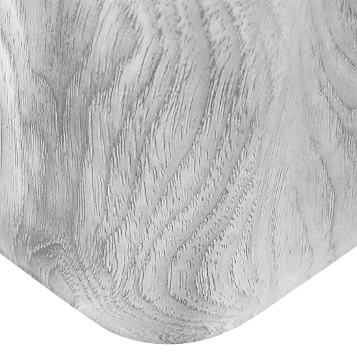 Wood Grain Trash Can Container 14L Large Square Thickened Upgrade Solid Wood Living Room Garbage Bin Decorative Wastebasket for Bedroom and Kitchen Use