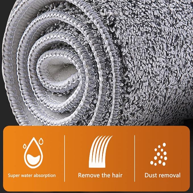 Microfiber Mop Pads 32-inch Replacement 6 Pack Reusable Wet &amp Dry Refill as Well as 36-inch Wet-use mops.