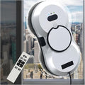 20-Minute Power Failure Protection Window Cleaner With Remote Control | Automatic Water Spray Window Cleaning Robot | Smart Home Fully Automatic Glass Cleaner | Route Planning | Frame Sensing(White)