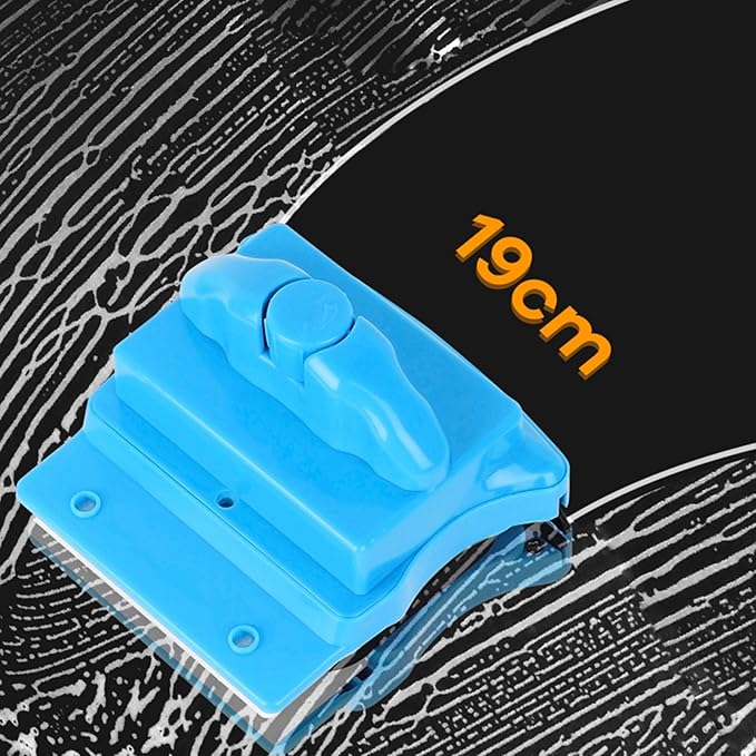 Window Cleaner Wipers Home Double Side Magnetic Window Cleaner 4-30Mm Adjustable Magnetic Force Ultra-Strong Both Side Glass Surface Cleaning Brush Wiper Tools with Ergonomic Handle Design