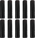 Plastic Garbage Bags Drawstring Trash Bags 150pcs (10 Packs X 15pcs) Disposable Kitchen Waste Organizer Black for Trash Cans and Bathroom Use