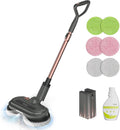 Cordless Electric Mop Electric Floor Cleaner with Water Sprayer &amp LED Headlights Up to 60 mins Lasting Time Powerful Spin Mop with Extendable Tube Self-Propelled Floor Cleaning Solution inclu