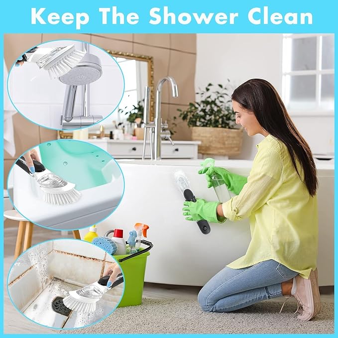 Dish Brush Refills 12 Pack Dish Brush Replacement Head Brush Dispenser Refill Fits Soap Dispensing Handle