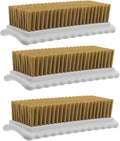 3pcs Laundry Stain Brush Laundry Brush for Scrubbing Out Stains On Cloths and Fabrics Soft Bristles for Fabric Garment Shirt Collar