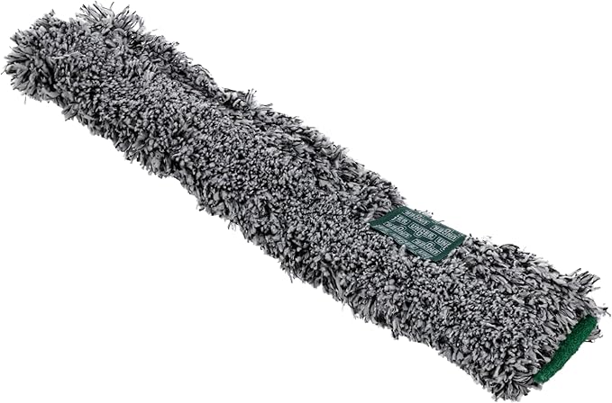 Unger Commercial Black Series 14 Power Washer Sleeve – High-Absorption Microfiber with Integrated Scrub Pad for Streak-Free Window Cleaning BS350