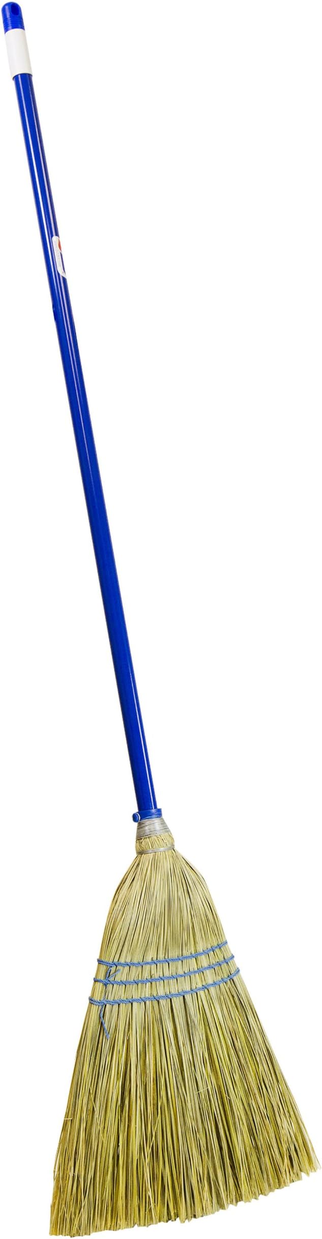 Quickie Natural Fiber Household Broom For Household Indoor Cleaning Use Kitchen Living Room Family Room Cleaning