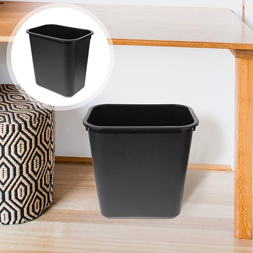 ABOOFAN Square Trash Can Multi-Functional Home Office Waste Basket Small Bathroom Garbage Container