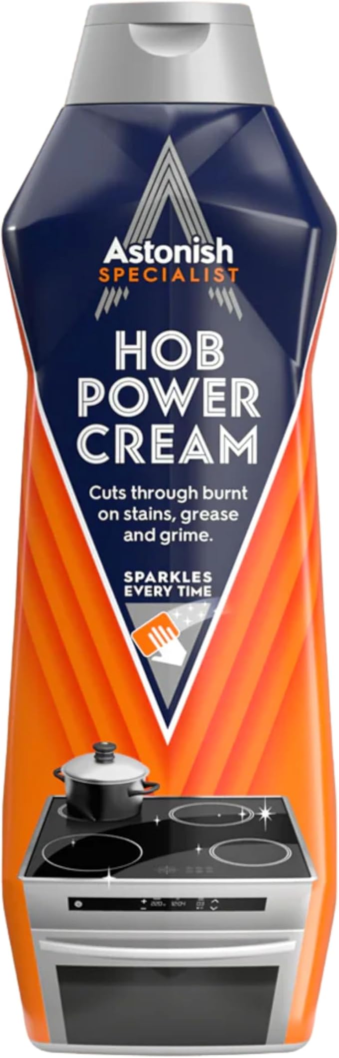 Astonish Kitchen Degreaser &amp Cleaner Bundle – Oven &amp Cookware Cleaning Paste Extra Strength Grease Lifter Spray with Baking Soda and Specialist Hob Cleaner Cream – Heavy Duty Multi-Surface C