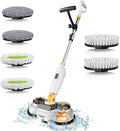 Cordless Electric Mop for Dewalt 20V Battery (NO Battery) 2 in 1 Automatic Spin Mop &amp Electric Floor Scrubber Machine with LED Light &amp Water Spray 800 RPM Rotating Electric Mops for Floor Cl