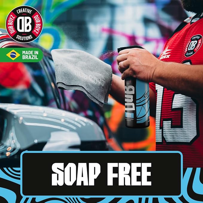 DUB BOYZ Shark Glass Window and Glass Cleaner Streak-Free Formula Ammonia-Free Safe for Tinted Windows Fast-Acting Multipurpose Use for Automotive and Home Glass (16 Fl oz) 2 UND