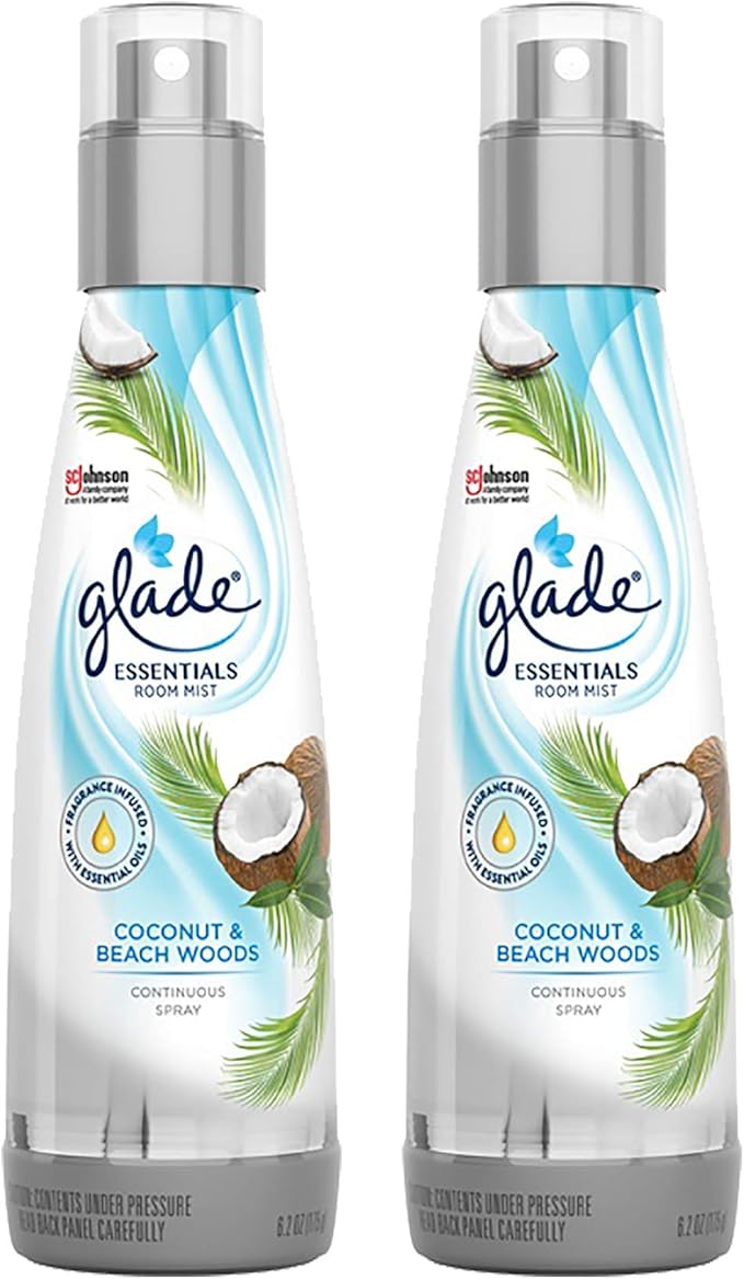 Glade Fine Fragrance Mist NO 3 Free Coconut and Beach Woods 6.2 OZ
