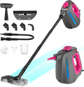 Heavy Duty Handheld Steam Cleaner for Cleaning with Lockable Steam Button&amp11pcs Accessories Unlimited Water Addition for Continuous Steaming Multi-Purpose Steamer +Floor cleaning tools
