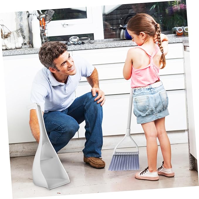 Zerodeko Mini Broom Dustpan Set Small Brush for Kitchen Apartment Cleaning Essentials
