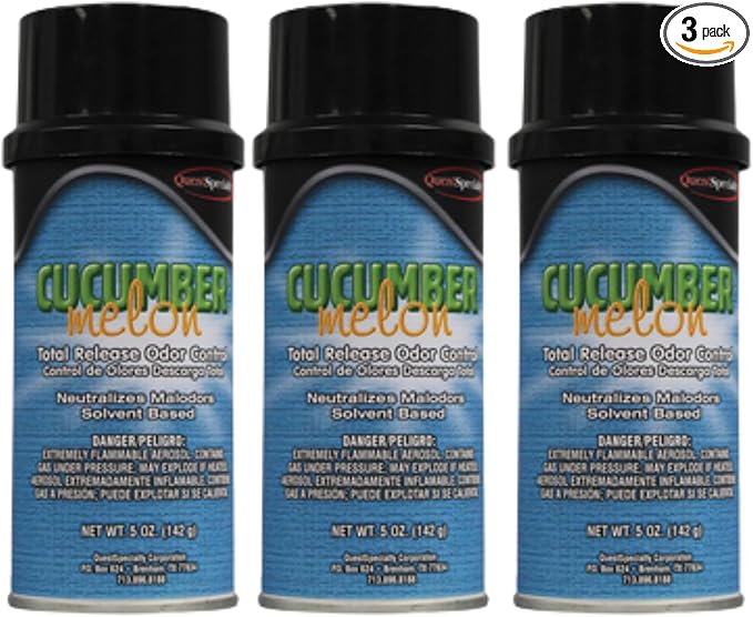 Quest 3190 CUCUMBER MELON Total Release Odor Control. (3 Pack)