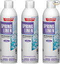 Champion Sprayon Water-Based Air Freshener Spray 14 oz Odor Control Room Freshener Fresh Linen (3 Pack)