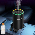 Smart Car Air Freshener Diffuser with Starry Sky Projection and 50ml Perfume Auto On/Off Intelligent 3 Adjustable Spray Modes Rechargeable Car Aroma Diffuser Cologne