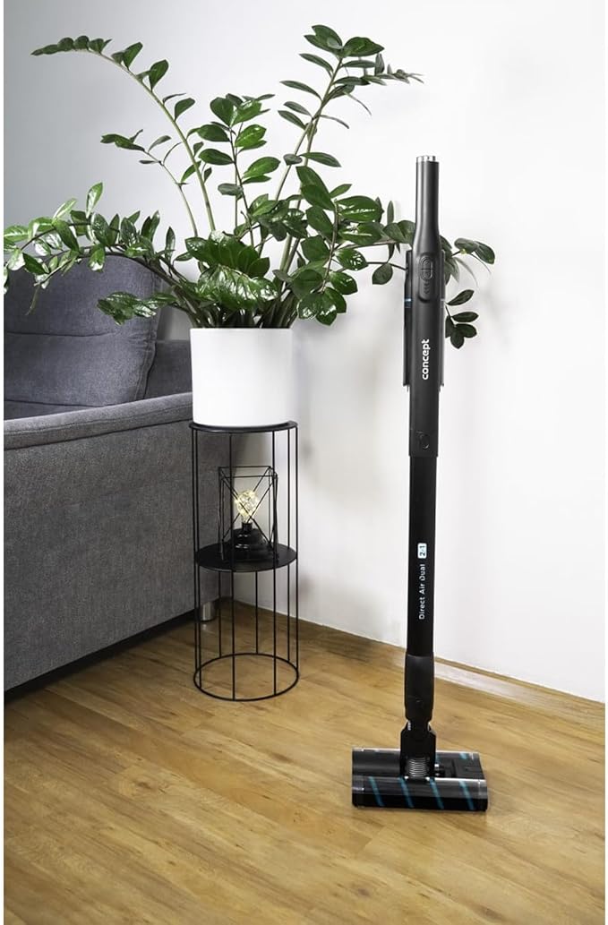 CONCEPT Direct Air Dual 14.8V VP4520 Battery Vacuum Cleaner 14.8V Standing with BLDC Motor Dual Turbo Brush and HEPA H13 Filter