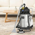 Professional Commercial Carpet Extractor Vacuum Independent Water Spraying and Suction Switches Cleans Approximately 2 Square Meters per Minute 6 Professional Cleaning Attachments 40L